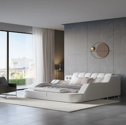 ProductImagine's tweet photo. Ultimate Smart Bed King Tufted Upholstered Platform Bed with Massage, Storage &amp; Speaker😊😊
🅱🆄🆈 🅾🅽🅴 🅷🅴🆁🅴--->https://t.co/EkCsxRLJx1
𝐅𝐫𝐞𝐞 𝐒𝐡𝐢𝐩𝐩𝐢𝐧𝐠 𝐭𝐨：
𝟏𝟎𝟎𝟎𝟏-𝐍𝐞𝐰 𝐘𝐨𝐫𝐤
#Bed #SmartBed #roomdecor #roomdesign #rooms #roomdecoration https://t.co/FwE6HZO8oA