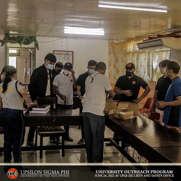 upsilonsigmaphi's tweet photo. #UpsilonParaSaBayan

On the 24th of June 2022, the fellows of the Upsilon Sigma Phi conducted an outreach program at the Security and Safety Office (SSO) at University of the Philippines - Los Baños https://t.co/P7FrFTUhny
