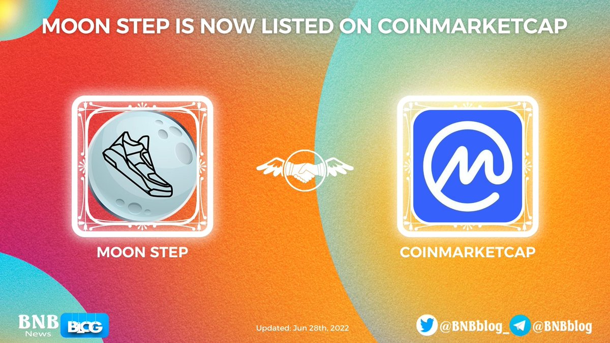 BNBblog_'s tweet image. 🥳 @MoonStepApp is now listed on @CoinMarketCap

Add $SMT to your watchlist right here:
➡️ coinmarketcap.com/currencies/moo…

✅ Official contract: 0xE835E6a88De1Cc37cd8BdcDDdc5bd179cBe185eF

#BNBBlog #BNB #BNBChain #MoonStepApp