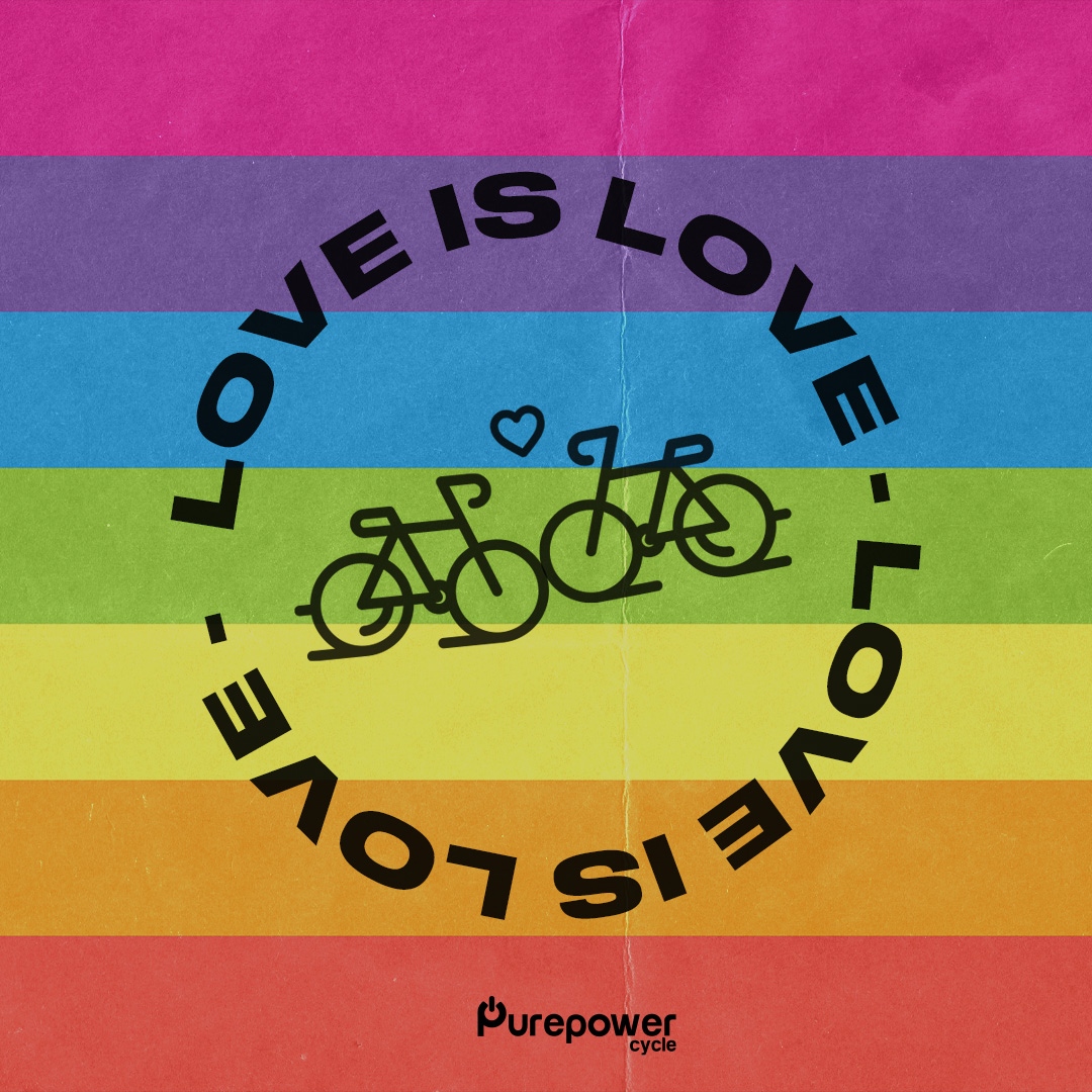 AMOR ES AMOR 💗🌈 LOVE IS LOVE

#purepowercycle #indoorcyclingmiami #indoorcyclingmidtown #spinningmiami #indoorcyclingkendall #workout #fitness #training #gym #motivation #bike #cyclinglife⁠⁠ #planner #purepowerxtrong #pridemonth #pride #purelove #loveislove