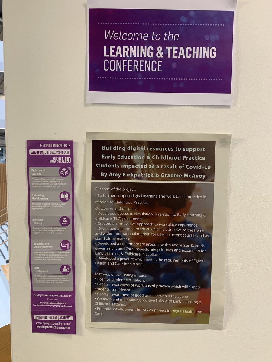EarlyYearsCOGC's tweet photo. Come visit us at @CofGCollege #LTConference https://t.co/QXpeH2nU36