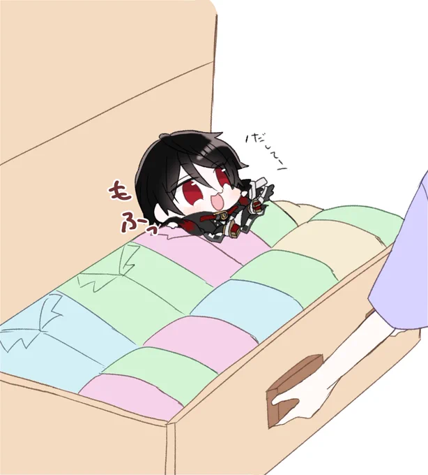 夏物本格的に出そうとしたらみんなのタンスにもいるかも。#烏丸画廊 