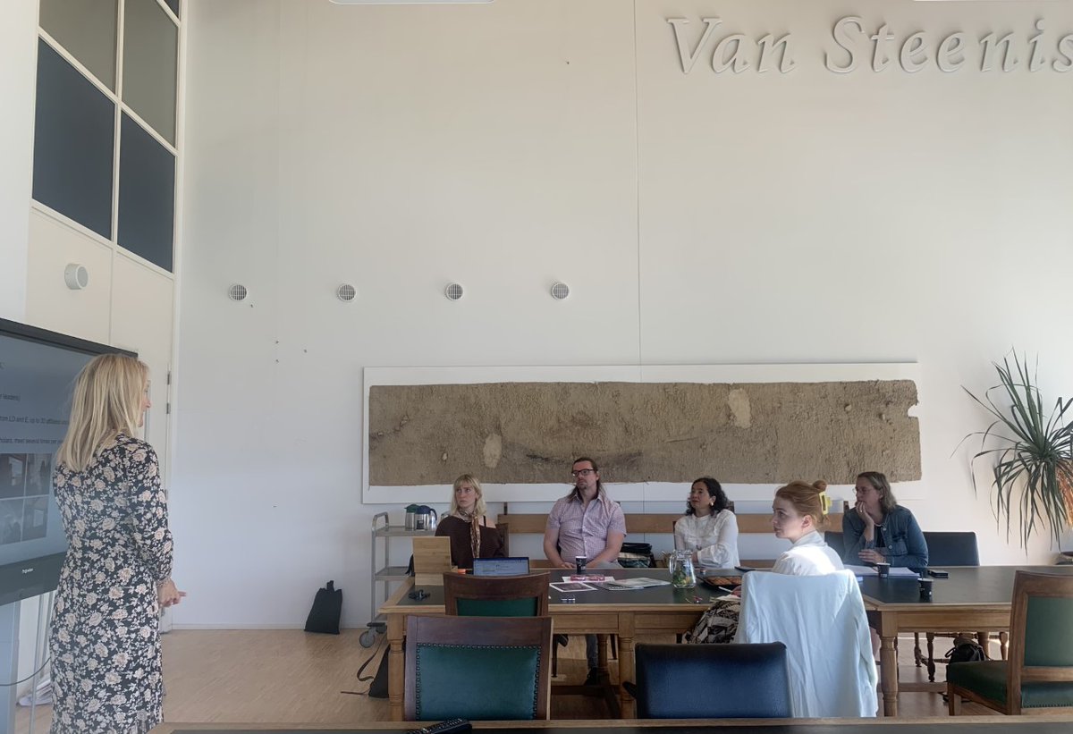 LDEHeritage's tweet photo. Today @LDEHeritage @LeidenDelftEras received the visit of H.E. Mrs @DewivandeWeerd Ambassador for International Cultural Cooperation @MinBZ. @LDEHeritage presented its work and initiatives to stimulate #multidisciplinary #innovative #heritage research and #education https://t.co/xlGaNCN5rU