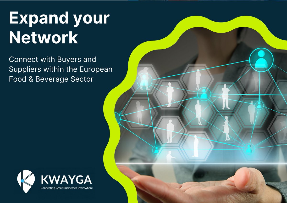 kwayga's tweet photo. Kwayga is an online platform that uses smart #technology to connect the right #B2B #foodanddrinks buyer with the right supplier at the right time. 

Save time, effort and money when looking for new #business partners. 

https://t.co/K5UuzqHPHl

#startups #artificialintellience https://t.co/EAgG4vTU8q