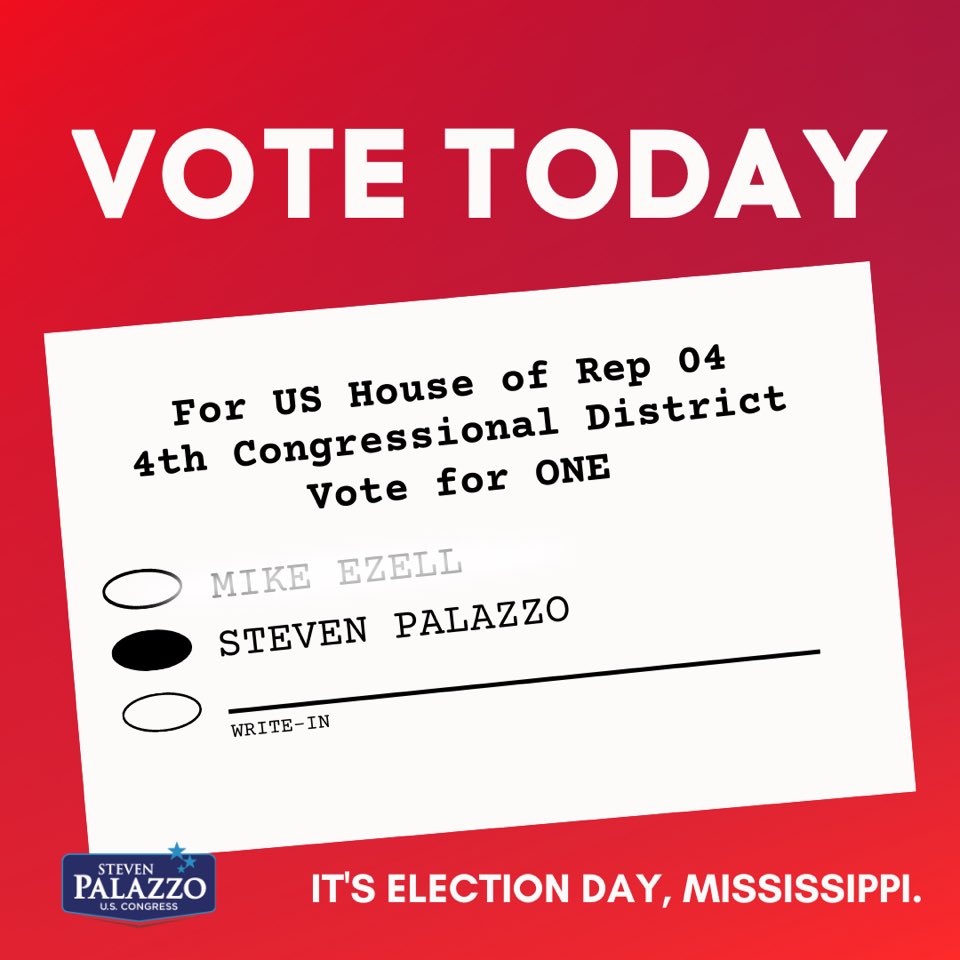 🚨 TODAY IS ELECTION DAY 🚨 

Even if you did not vote in the Primary on June 7, you can vote in the Republican Runoff TODAY!