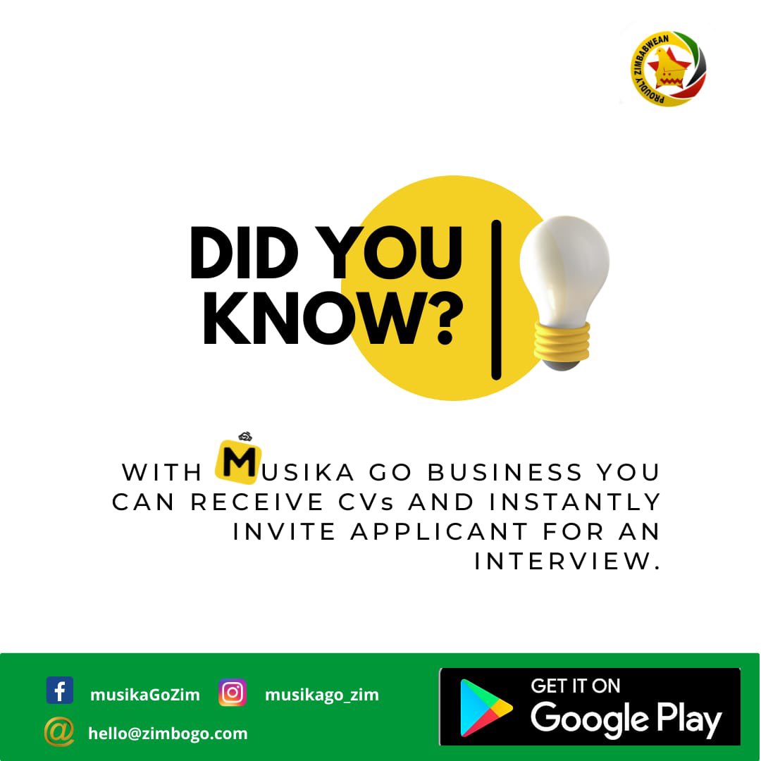 ngoni_01's tweet photo. We are here for you, make your shopping, job hunt, accommodation hunt e.t.c easy with Musika Go Business. Don’t forget to retweet and like. Tell a friend to tell a friend🥰🇿🇼 https://t.co/aSV5POKnWj