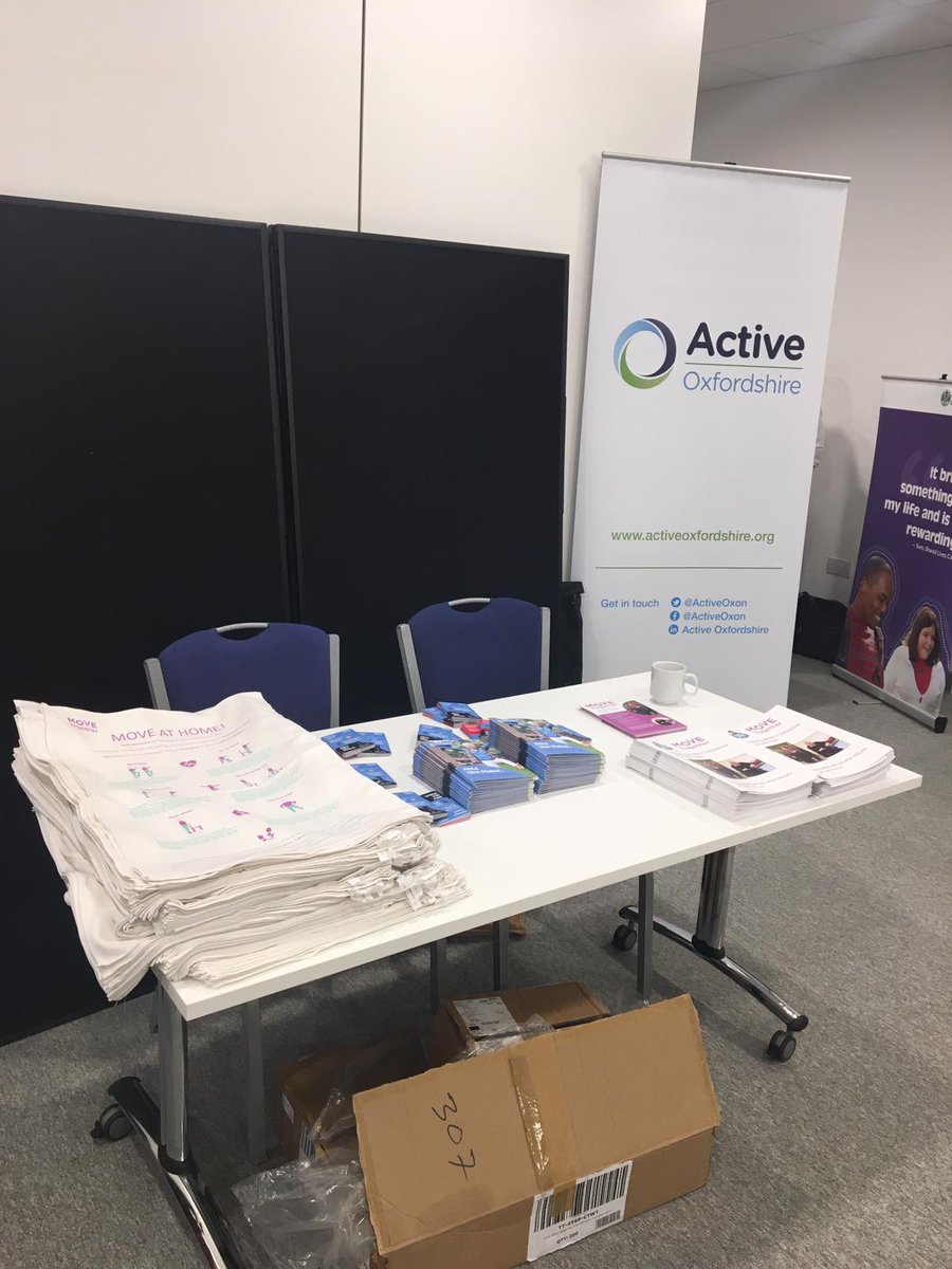 Have you spotted us at the @OxfordHealthNHS Live better, live longer event today? 
Focusing on people with a #learningdisability & their #carers in Oxfordshire, we're talking all things #MoveTogether so come have a chat with us and get your hands on a limited edition tea towel!
