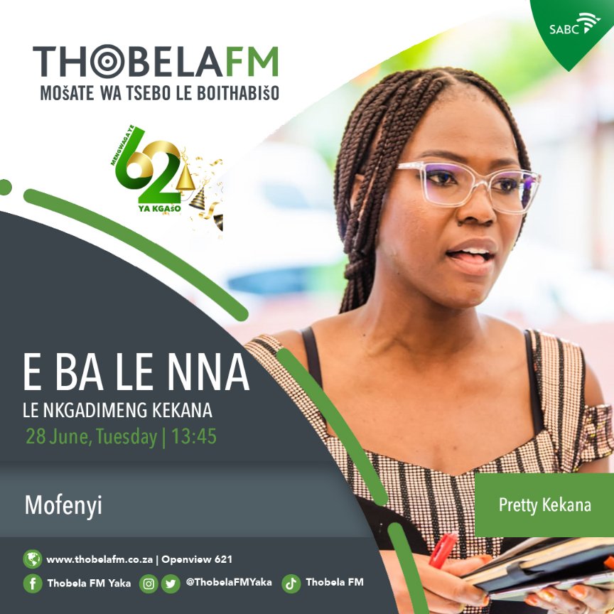 ThobelaFMYaka's tweet image. #EbaLeNna le @Nkgadimeng  | Mofenyi - Pretty Kekana.#Thobelafm62