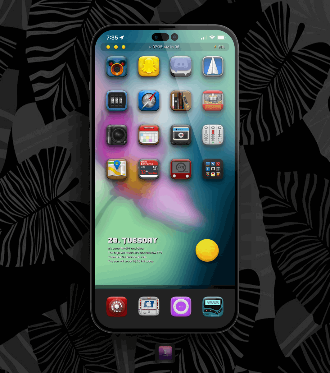 tombowie's tweet image. #ShowLive🤩 @SeanKly
#iOS155📱 

Theme #Sublimity @Subywrex 
Wall @TeboulDavid1 
Preset me