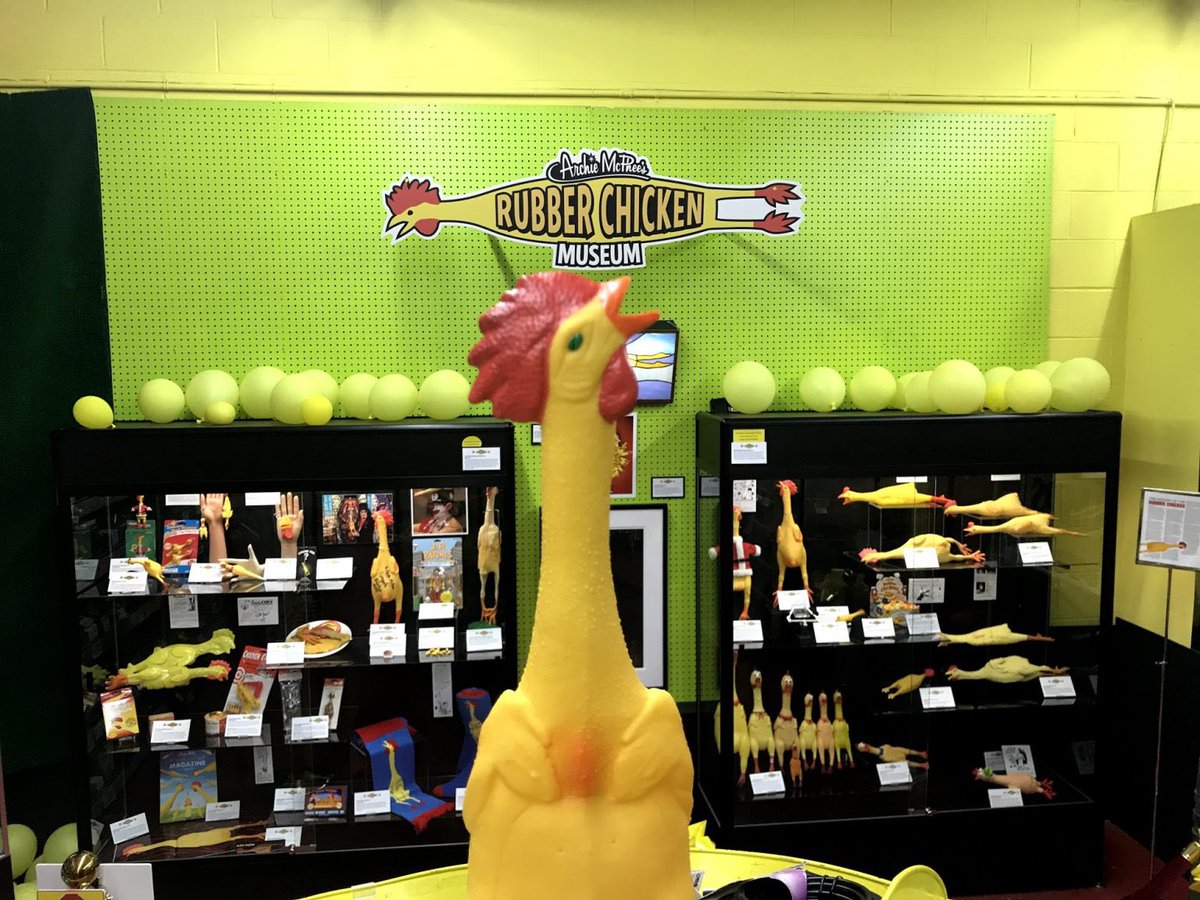 This week is another dream realized as we talk to the world famous Rubber Chicken Museum. We’re so taken by the antiquities and treasures the museum can hold that were already vying for our very own “wing.”

whythepodcast.com/2022/06/27/epi…