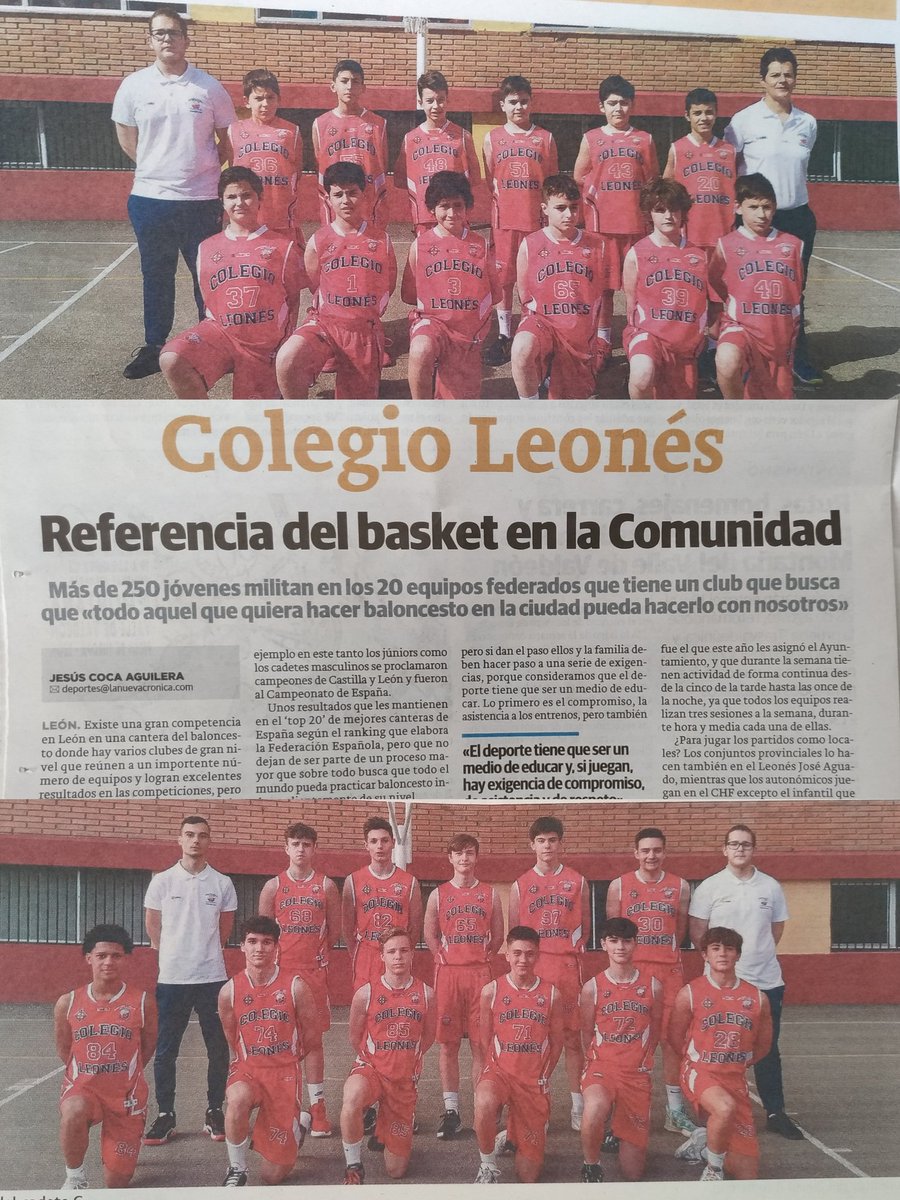 Bonita mi primera temporada como entrenador, repleta de aprendizaje y de experiencias inolvidables tanto para los jugadores como para mi.

Un placer haber sido parte del cuerpo técnico de @ClubBasketLeon <a href="/Colegio_Leones/">Colegio Leonés</a> y espero seguir muchas mas temporadas.