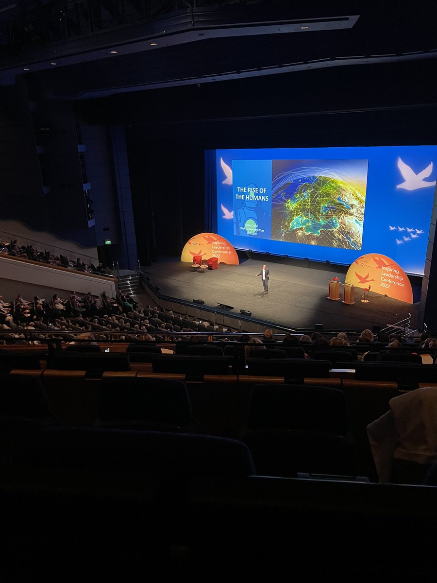 katyhopper's tweet photo. We made it! Just in time to watch the fantastic @dcoplin the first speak at @InspLdrshipConf . What a great start! #ilconf22 https://t.co/uq4tepI3EH