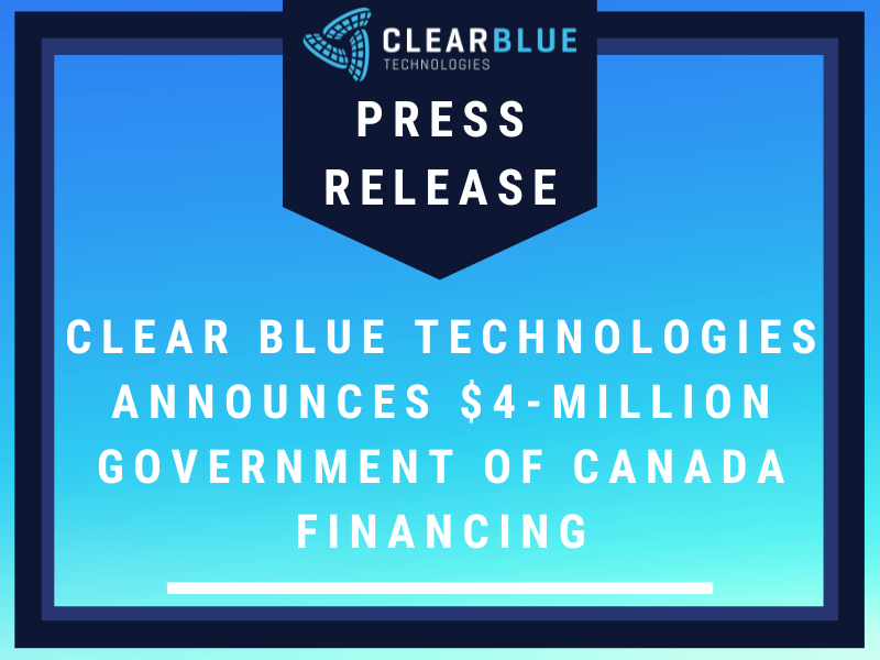 clearblueonline's tweet photo. PRESS RELEASE: Clear Blue Technologies Announces $4-Million Government of Canada Financing https://t.co/5AJ96QAd6q

$CBLU $CBUTF #investing #feddev #financing #solar #innovation #canadiantech https://t.co/1B2PTFoy1M