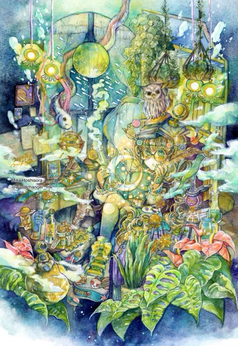 不思議な世界観のtwitterイラスト検索結果