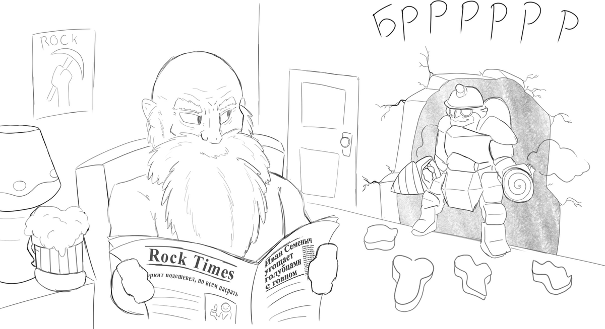 LeonardoTheFox's tweet photo. #art #fanart #DeepRockGalactic 
Просто тупой мем, не обращайте внимания, спасибо https://t.co/kaRwImeZTM