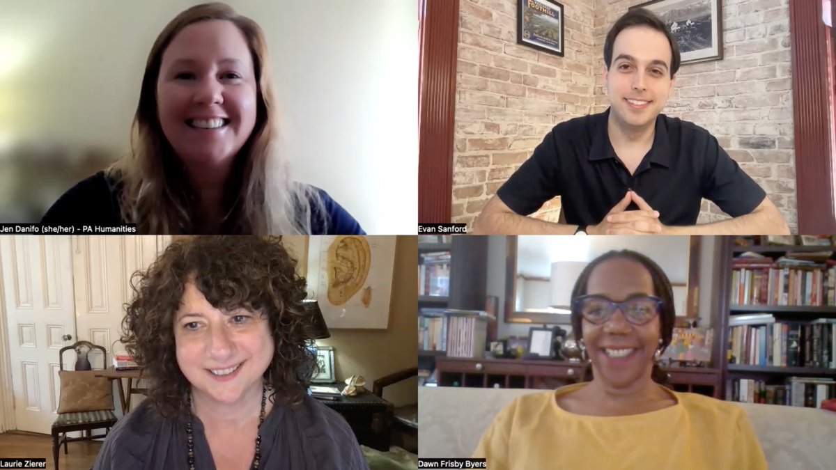 Our Towns Civic Foundation (@ourtowns) on Twitter photo 🚨New Inside <a href="/OurTowns/">Our Towns Civic Foundation</a> Episode!🚨 <a href="/evanjsanford/">Evan Sanford</a> sits down with Laurie Zierer, Dawn Frisby Byers, and Jen Danifo from <a href="/PAHumanities/">PA Humanities</a> to discuss the org, #humanities, and how both impact localities 🎧🎙📚
open.spotify.com/episode/4xOFvC… 🚨New Inside <a href="/OurTowns/">Our Towns Civic Foundation</a> Episode!🚨 <a href="/evanjsanford/">Evan Sanford</a> sits down with Laurie Zierer, Dawn Frisby Byers, and Jen Danifo from <a href="/PAHumanities/">PA Humanities</a> to discuss the org, #humanities, and how both impact localities 🎧🎙📚
open.spotify.com/episode/4xOFvC…