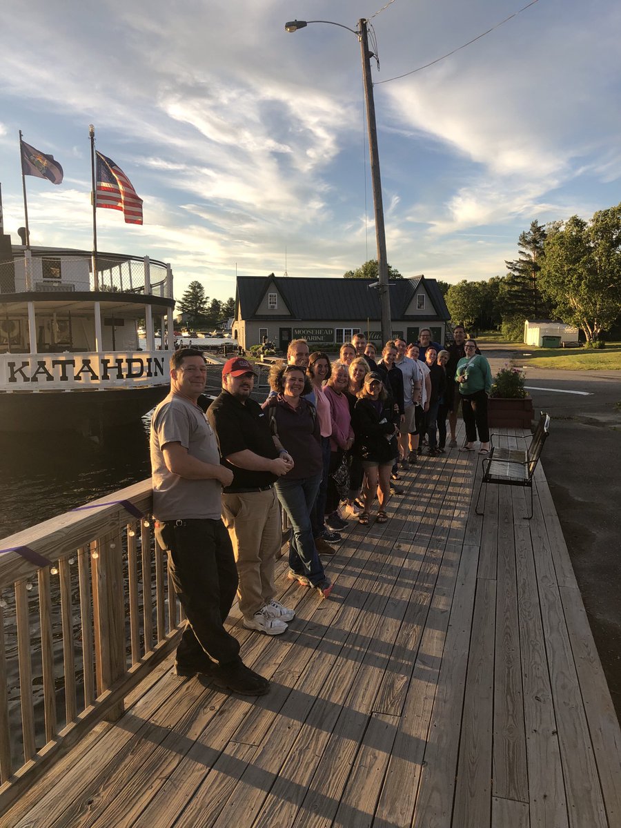 EdLeadersMaine's tweet photo. ELE #KappaClass thanks for a great year! #ClosingRetreat @mooseheadlake #TheKate @unumnews @caryolson5 @HollyBlairMPA @EducateMaine @ThomasCollege https://t.co/wgS5XKdE9l