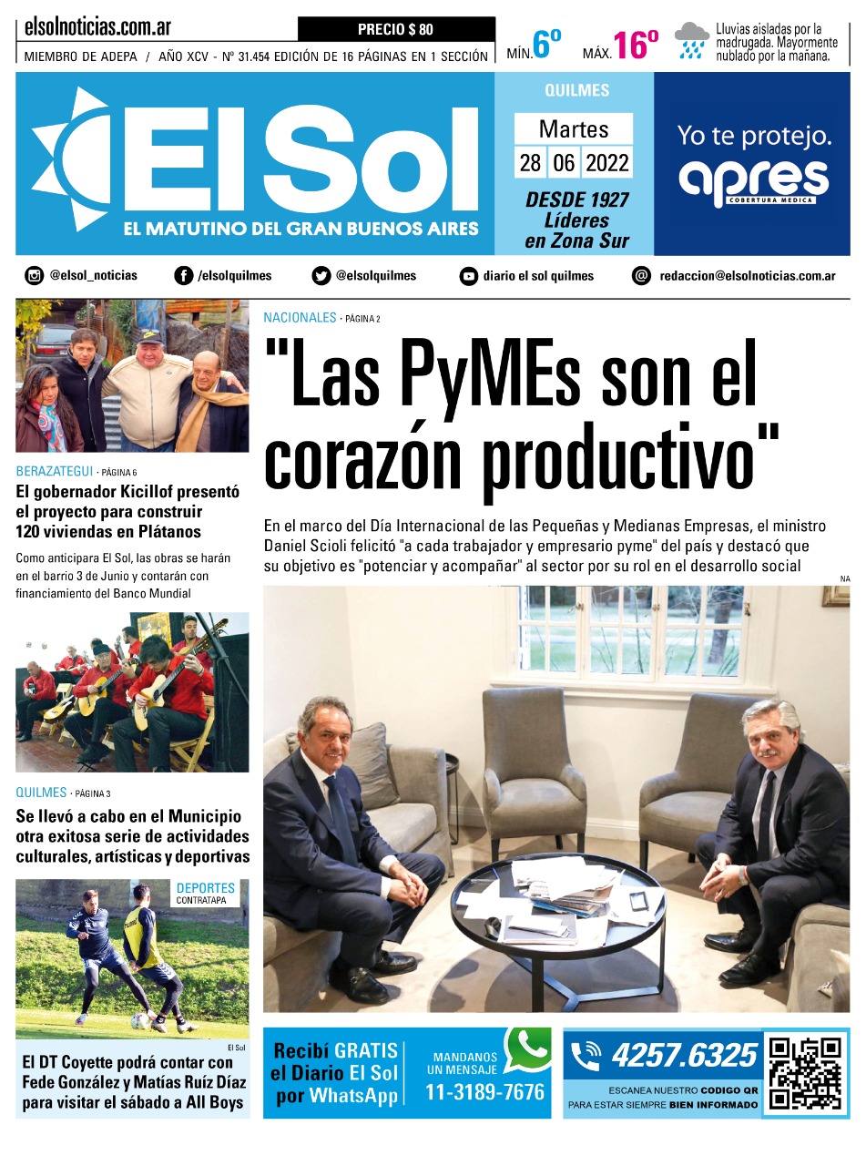 Diario EL SOL Noticias on Twitter: "Buenos días! Les compartimos la