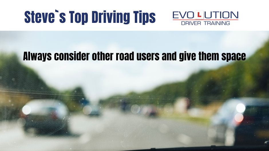 SteveHullADI's tweet photo. Always consider other road users and give them space

Be courteous on the road. You will be calmer &amp; less likely to make poor decisions.

You never know how others will react, so it is always sensible to be courteous on the roads &amp; give people space

#DrivingTips #LearningToDrive https://t.co/wmcBfDdOJK