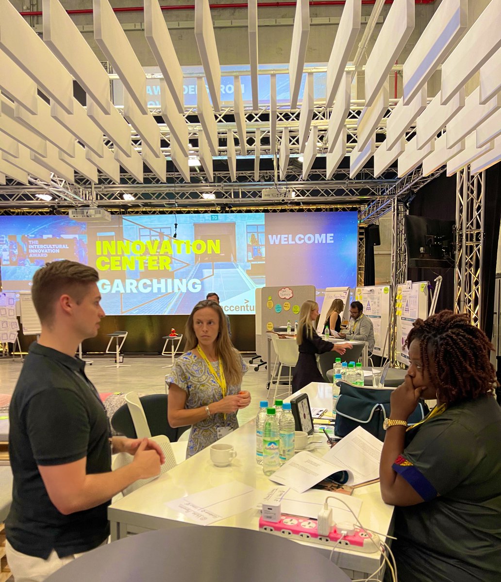 Happening now in Munich 🇩🇪 : #iiaward recipients are at the <a href="/AccentureDACH/">Accenture DACH</a> Innovation Center for a full day of learning and training on presenting and shaping their mission vision strategy to potential partners and donors! <a href="/UNAOC/">UNAOC - United Nations Alliance of Civilizations</a> <a href="/BMWGroup/">BMW Group</a> <a href="/AccentureDACH/">Accenture DACH</a>