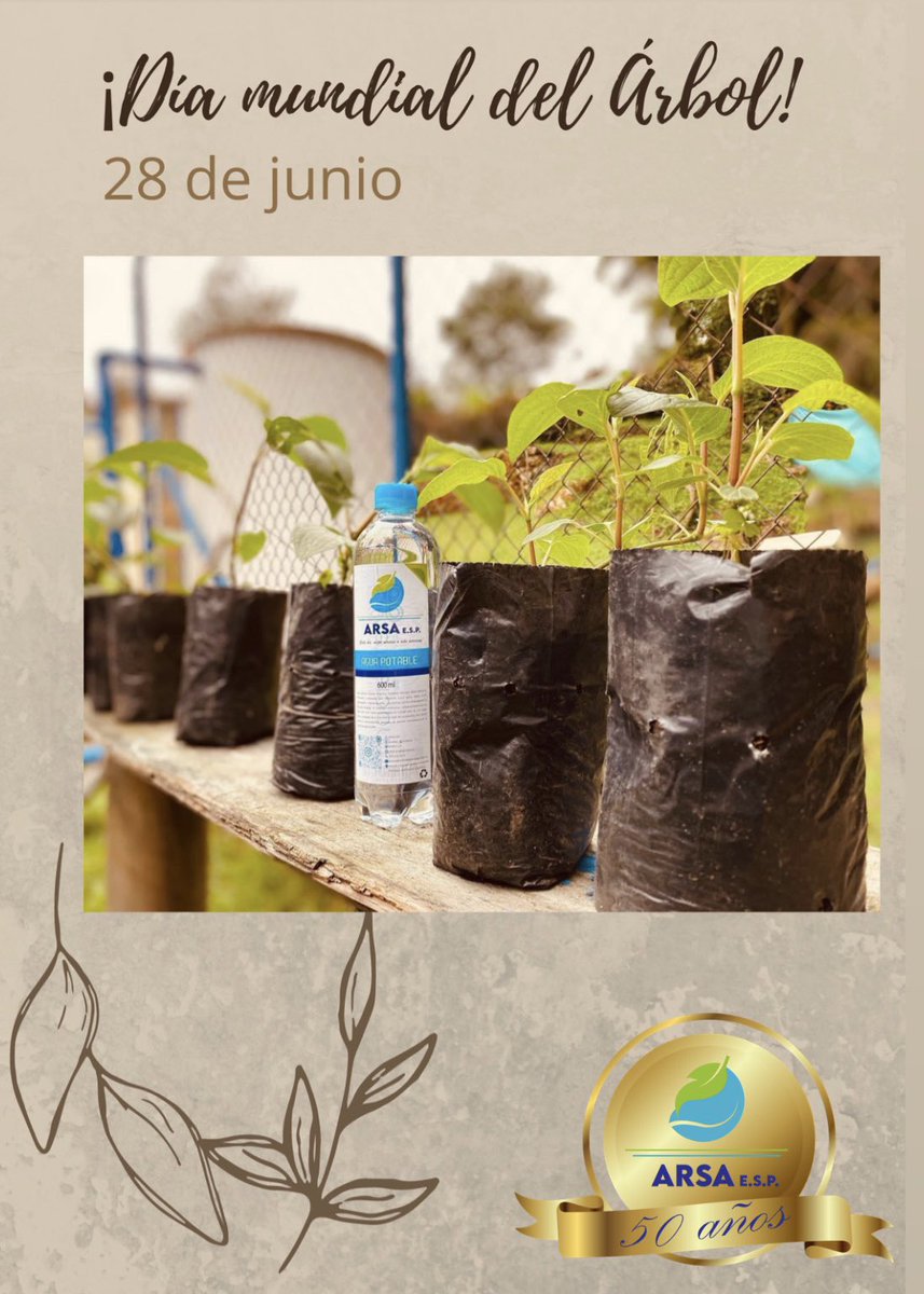ARSAESP's tweet photo. En el 🌳Día Mundial del Árbol🌴, reconocemos la importancia de estos en la conservación de la 🪺naturaleza🪷, por eso, constantemente promovemos actividades que permiten retribuir un poco al Medio Ambiente.♻️

#DíaÁrbol #Territorio #Protección https://t.co/GZ7y3thaS7