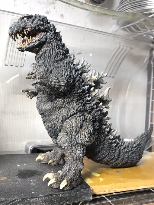 ねんど星人 ゴジラ雛形 1954ゴジラ ガレージキット未塗装未組立 未開封