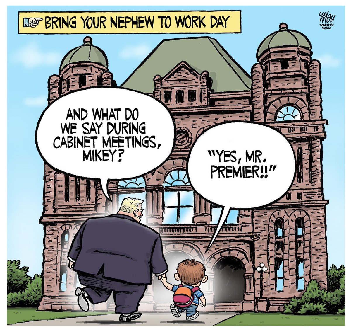 Please enjoy my #DougFord cartoon in today's <a href="/TorontoStar/">Toronto Star</a> #onpoli