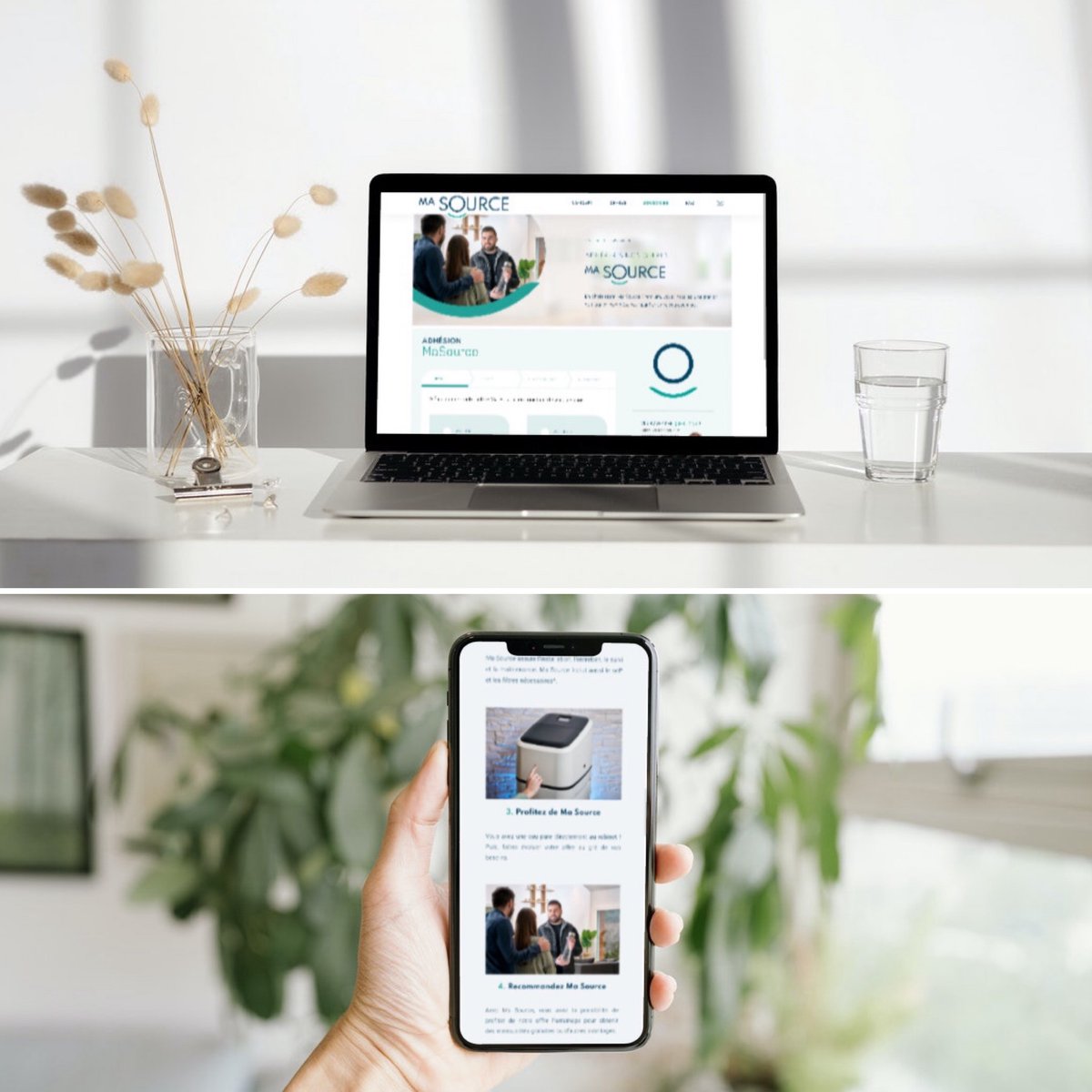 imaginactif's tweet image. Voici notre dernier projet web en date pour #MaSource, entreprise experte du traitement de l’eau. 
Logo, slogan, site internet, ERP, shooting photo, rédaction des textes pour l’ensemble du site, SEO.
Pour en savoir plus, c’est par ici : ma-source.fr