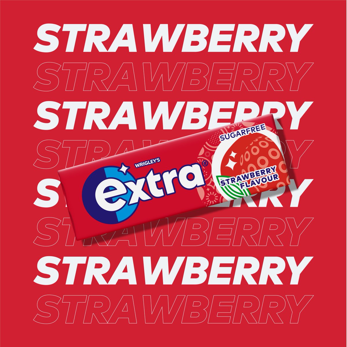 The goat of strawberry gum 🍓 #ExtraGum