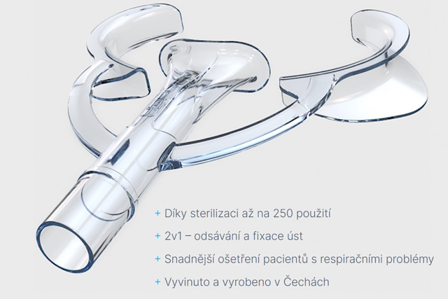 ProjektBusyman's tweet photo. Technologie pro bezpečnější zubní ošetření při snížených nákladech: inovativní ochranná savka, k opakovanému použití, s vakuovou bariérou je zdravotnický prostředek, který vykonává dvě funkce současně - odsává i fixuje ústa. Vhodná pro astmatiky a pacienty s dávivým reflexem. https://t.co/QJecPr4tSc