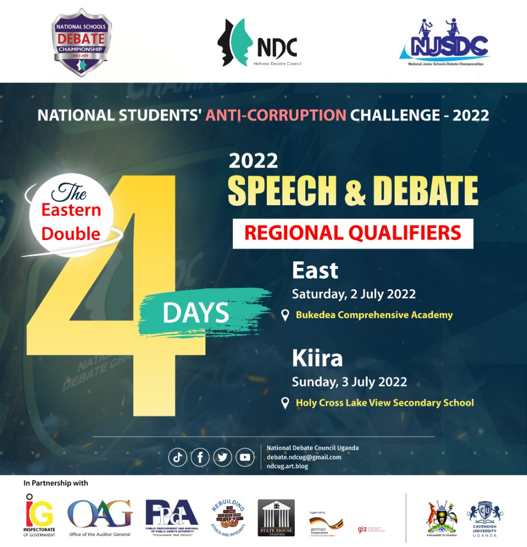 NDCUganda's tweet photo. After the longest journey we've &amp; will probably make this year (over 20 hours) we're super excited to do a double in the East. Sat. July 2 #BukedeaComprehensive &amp; July 3 #HolyCrossLakeView in the city that hosts the source of the #Nile, Jinja #NSDC22 #YouthVoicesAgainstCorruption https://t.co/HNpKWVhOPv