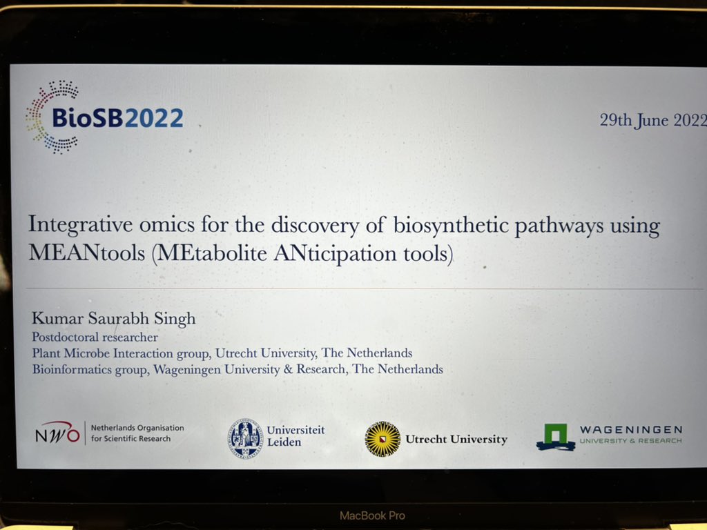 Kumar Saurabh Singh (@kumar_s_singh) on Twitter photo Looking forward to present #meantools ( integrative #omics for the discovery of #biosynthetic #pathways in #plants) during the #BioSB2022 #metabolomics parallel session tomorrow. Do come by if you are attending #BioSB2022 <a href="/BioSB_nl/">BioSB</a>. <a href="/marnixmedema/">Marnix Medema</a> <a href="/jjjvanderhooft/">Justin van der Hooft</a> <a href="/s_vanwees/">Saskia van Wees</a> Looking forward to present #meantools ( integrative #omics for the discovery of #biosynthetic #pathways in #plants) during the #BioSB2022 #metabolomics parallel session tomorrow. Do come by if you are attending #BioSB2022 <a href="/BioSB_nl/">BioSB</a>. <a href="/marnixmedema/">Marnix Medema</a> <a href="/jjjvanderhooft/">Justin van der Hooft</a> <a href="/s_vanwees/">Saskia van Wees</a>