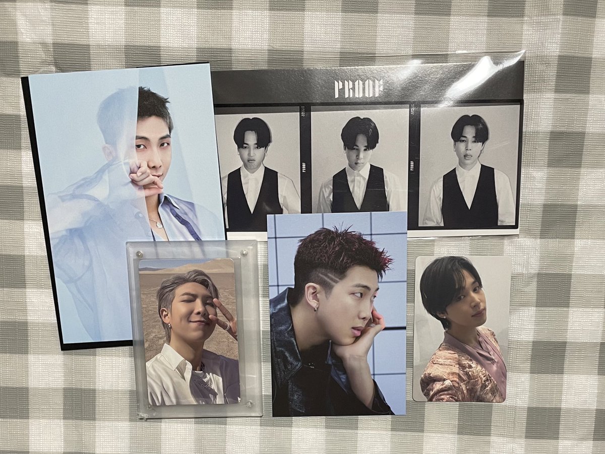 BTS Proof 交換

【譲】ジミン･ナムジュン
【求】同種 ユンギ

切実に求めております🥲
n:1も可能ですのでお気軽にお声掛けください!!

#BTS交換 #btsトレカ交換 
BTS Proof ポストカード トレカ Weverse 特典