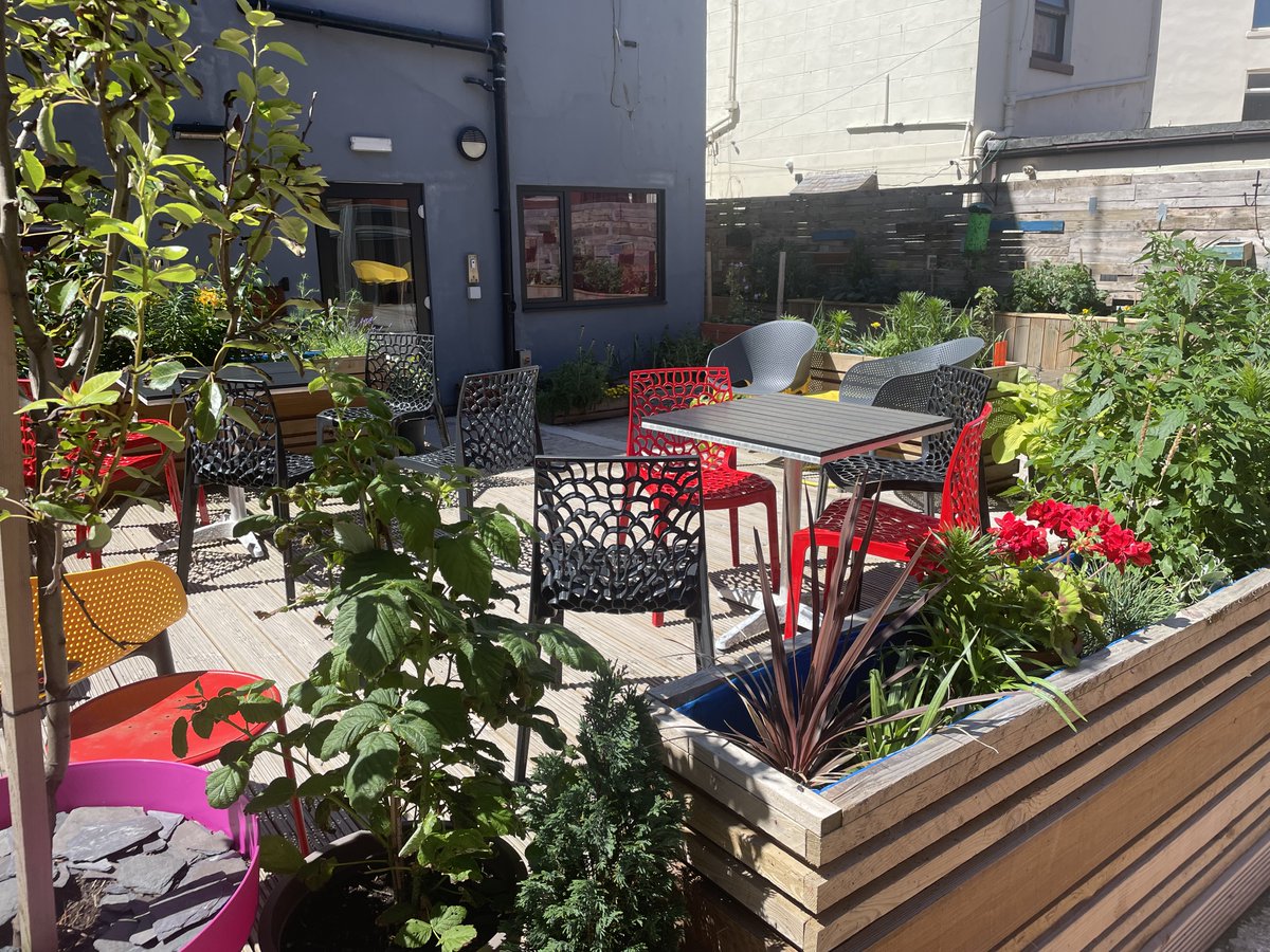 Our little oasis, green space in the middle of Blackpool
#growingspace #communitygrowingspace #cic #fylderepaircafe #supportingcommunity #growyourown #fruit #veg #herbs