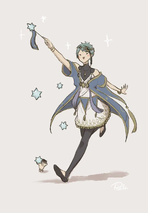 #ジェイドの日なのでジェイドをください

今月描いた🐬くんの中から4枚選んでみました✨✨
🐬くんくださいー!!! 