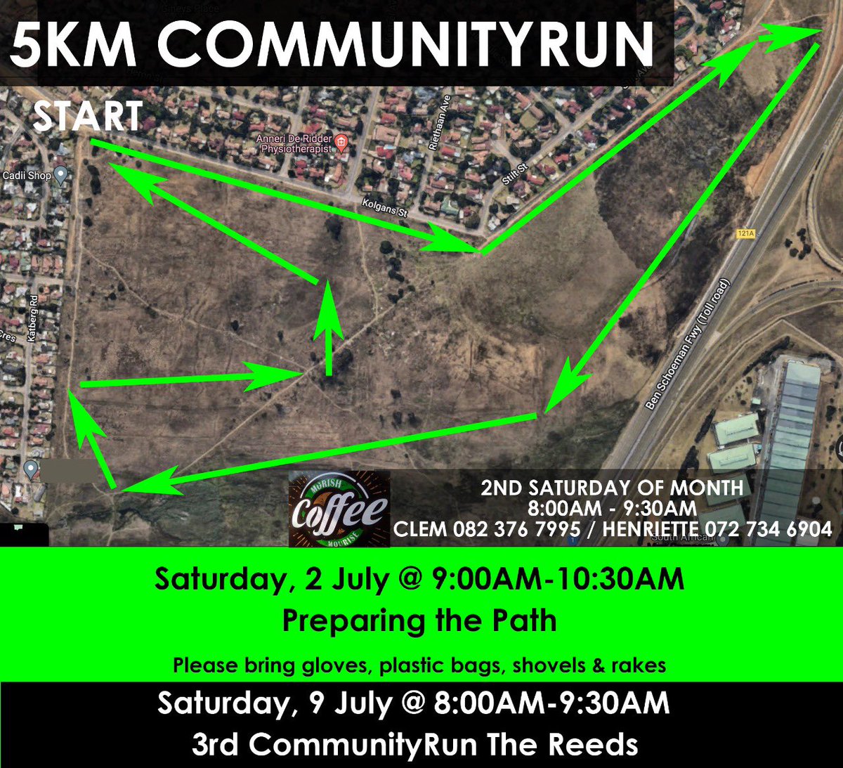 henriettefroh's tweet photo. Reminder about our #cleanup happening in #TheReeds this Saturday from 9am-10:30am. Hope to see you there. @Action4SA https://t.co/I7pkF0G9cW