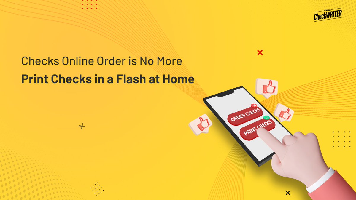 webcheckwriter's tweet photo. Ordering checks online takes decades to reach. Also, pre-printed checks are not convenient as instant printing checks. Print checks in a flash at home with Online Check Writer.

Learn more: https://t.co/6nIHQkbJH7

#ChecksOnlineOrder #OrderingChecks #CheckstoOrderOnline https://t.co/nrlN8gqsdT