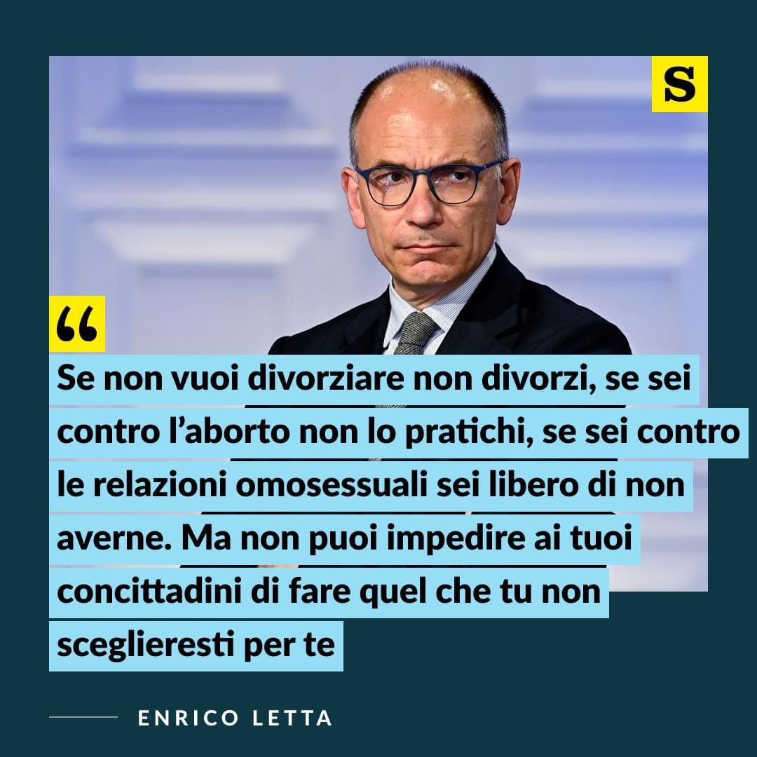 AlexBazzaro's tweet photo. Ok Enrico, vale anche per i vaccini? #mybodymychoice https://t.co/aqiVKLF0Gt