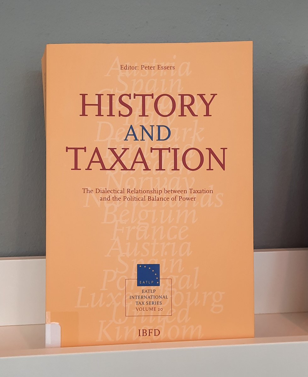 IbfdLibrary's tweet photo. New IBFD book
History and taxation: the dialectical relationship between taxation and the political balance of power - ed. Peter H.J. Essers
Book: https://t.co/jDL7u5e88Z
Download: https://t.co/mAOAKwV4zP
EATLP Int. Tax Series : https://t.co/DwjwYrBnvU
#ibfdlibrary #EATLP https://t.co/HPeAHhUNiK