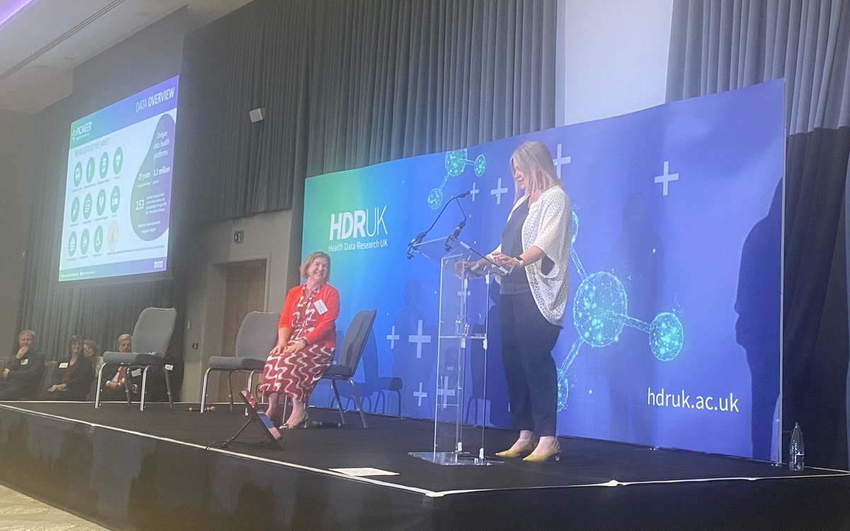 pioneer_hub's tweet photo. We are very proud to share PIONEER's successes, key achievements, and impact to everyone at today's @HDR_UK #DIHevent @e_sapey @GallierSuzy https://t.co/QXP9vQiXk1