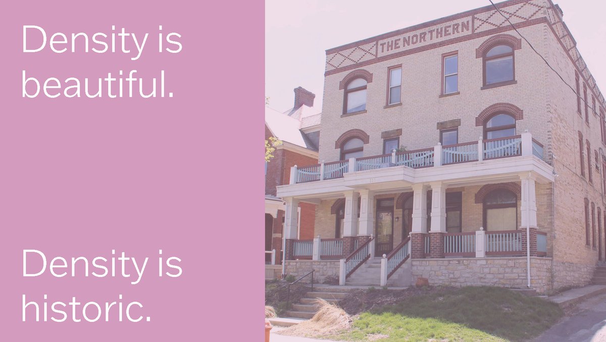 Apartments are part of our built heritage. It’s past time to rebuild and repopulate our urban neighborhoods. We stand for re-legalizing affordable, modest housing options like rowhouses and fourplexes. Do you?

Build 🔨 more ⬆️ housing 🏘