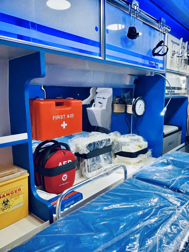 OfficialGYBKogi's tweet image. Our fully automated Advanced Life Support (ALS) MOBILE CLINICS ready for deployment across all secondary and tertiary healthcare centers in Kogi state.