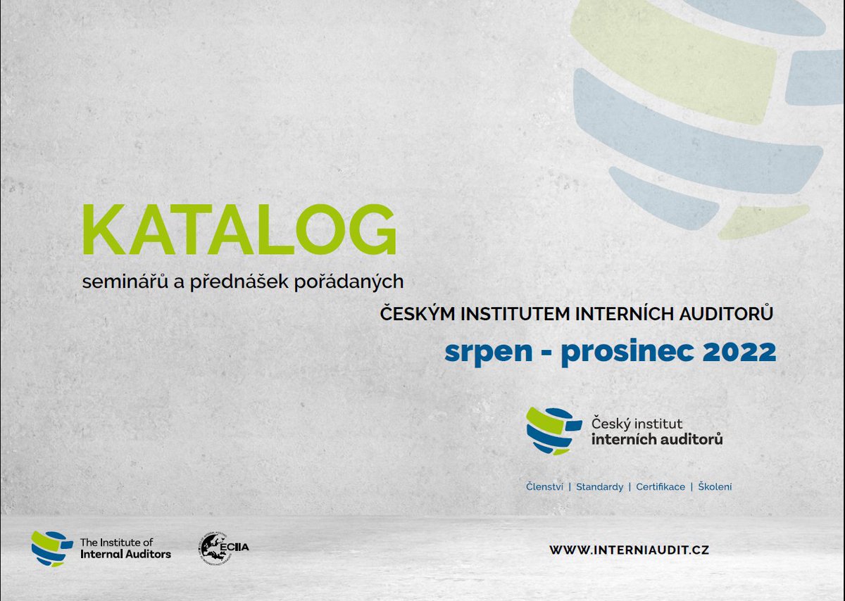 IIACzech's tweet image. K A T A L O G !

Už ho máme! Je nabitý semináři a my jsem zvědaví, co si z něj vyberete! 👇
interniaudit.cz/images/katalog…