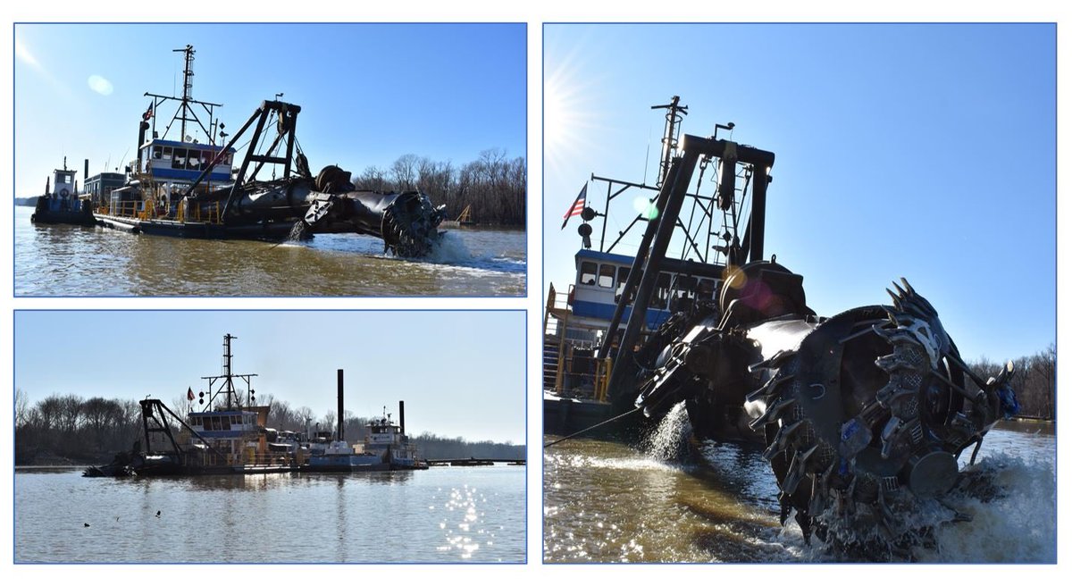 Because that’s what we do… Keeping the river open for business, dredging contract awarded mvm.usace.army.mil/Media/News-Sto…