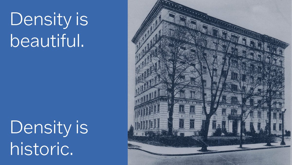 Apartments are part of our built heritage. It’s past time to rebuild and repopulate our urban neighborhoods. We stand for re-legalizing affordable, modest housing options like rowhouses and fourplexes. Do you?

Build 🔨 more ⬆️ housing 🏘