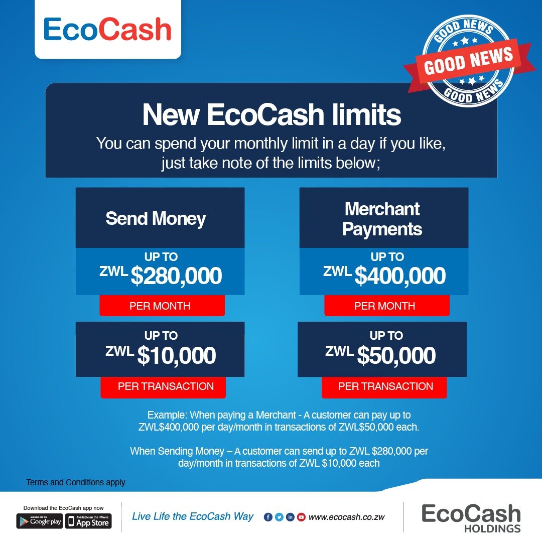 EcoCashZW's tweet photo. Tasimudza malevels. https://t.co/4HhxDcKLx0