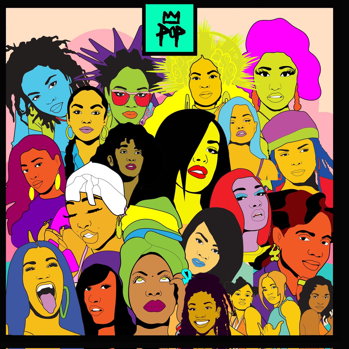 KingPopDesign's tweet image. New Art by #kingpopdesign #rapsnacks designer @Essence #ESSENCEFest #essencefestival this week at New Orleans convention center @NewOrleansENMCC stop by and grab a piece of art or tshirt!!!