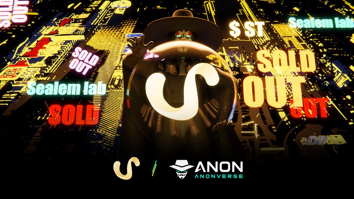 Anonverse | We're Hiring! (@anon_metaverse) on Twitter photo 🎊 $ST IDO and Public Pool sale ended with all tokens sold!
Congratulations to the <a href="/SealemLab/">Sealem Technology</a> team🔥
The listing time will come soon. Stay tuned t.me/Anonverse_Offi…‼️
$ANON #Anonverse_IDO 🎊 $ST IDO and Public Pool sale ended with all tokens sold!
Congratulations to the <a href="/SealemLab/">Sealem Technology</a> team🔥
The listing time will come soon. Stay tuned t.me/Anonverse_Offi…‼️
$ANON #Anonverse_IDO