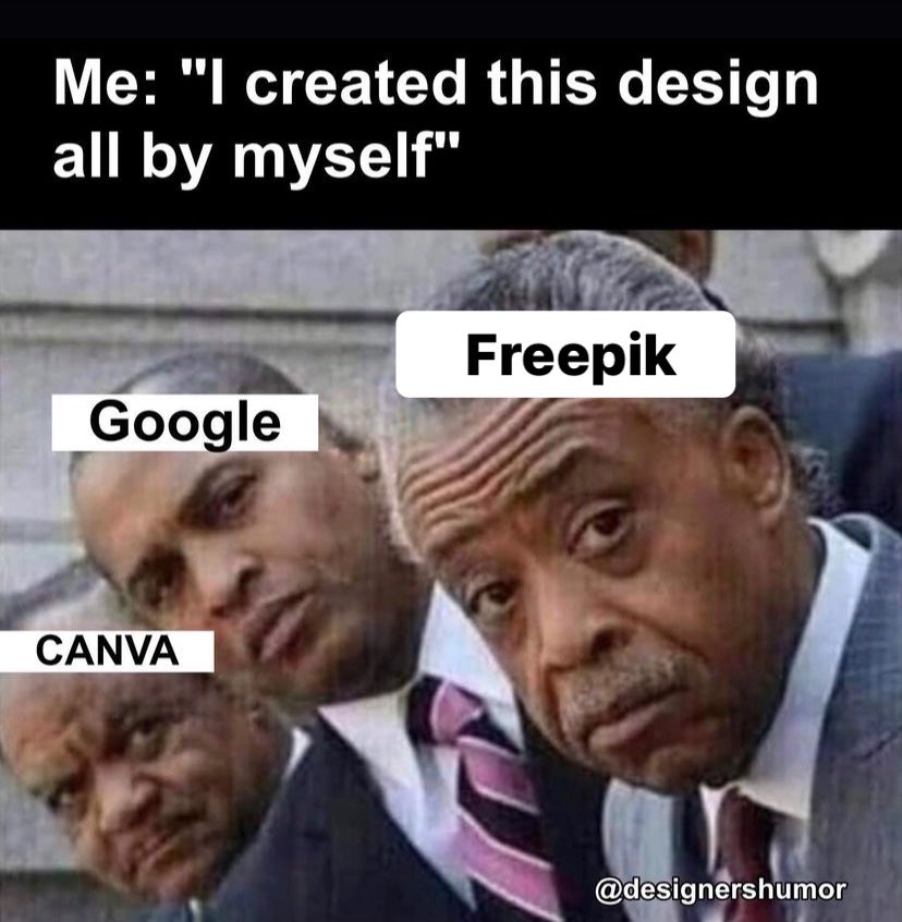 designerhumor's tweet image. excuse me?