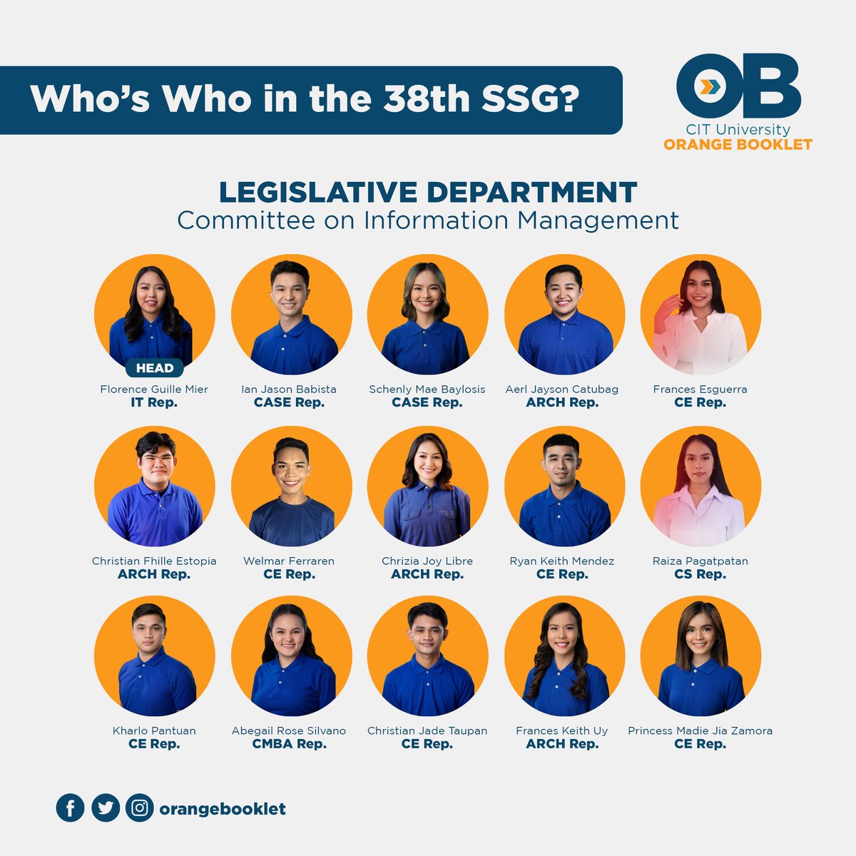 OrangeBooklet's tweet photo. Legislative Department Committees (1/2) https://t.co/Qx92XemKgB